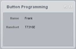 web default button programming